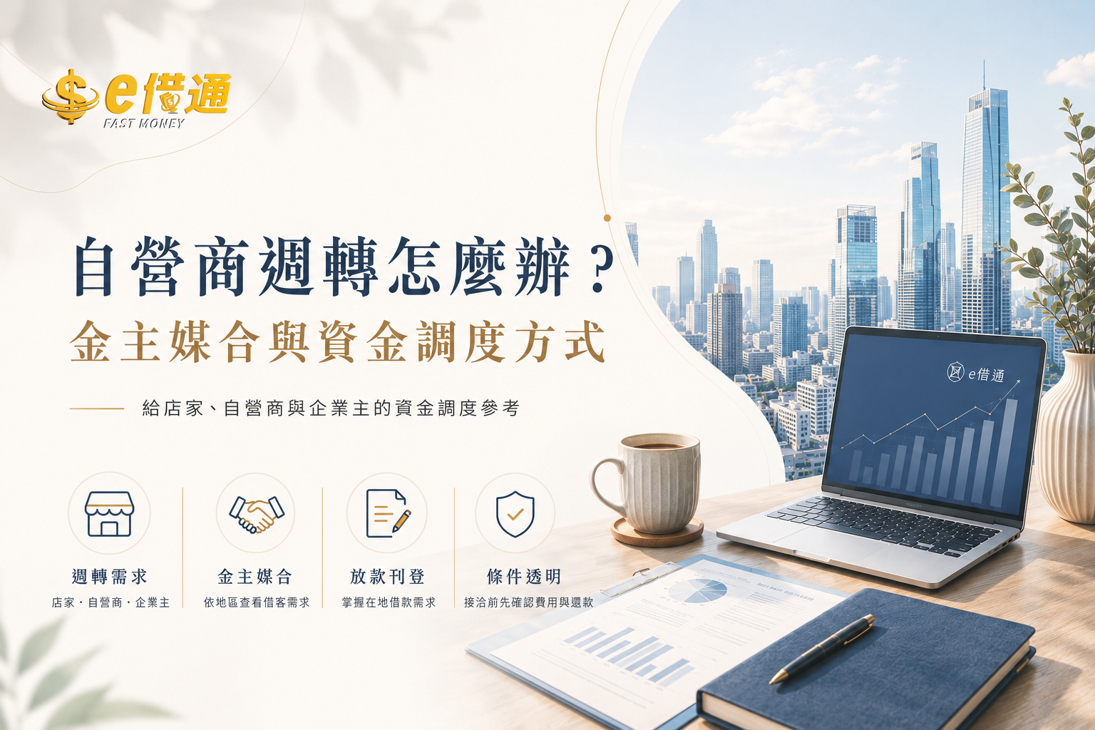 自營商週轉怎麼辦？金主媒合與資金調度方式